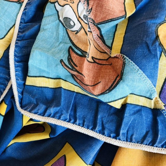 Vintage Disney’s Aladdin Twin Bed Set Comforter Pillowcase Fitted Flat Sheet - Picture 4 of 9